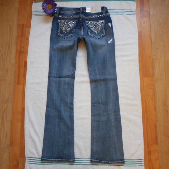 🌸SOLD🌸 New GRACE in LA Jeans Size 29 Mid Rise Boot Cut - Picture 10 of 14
